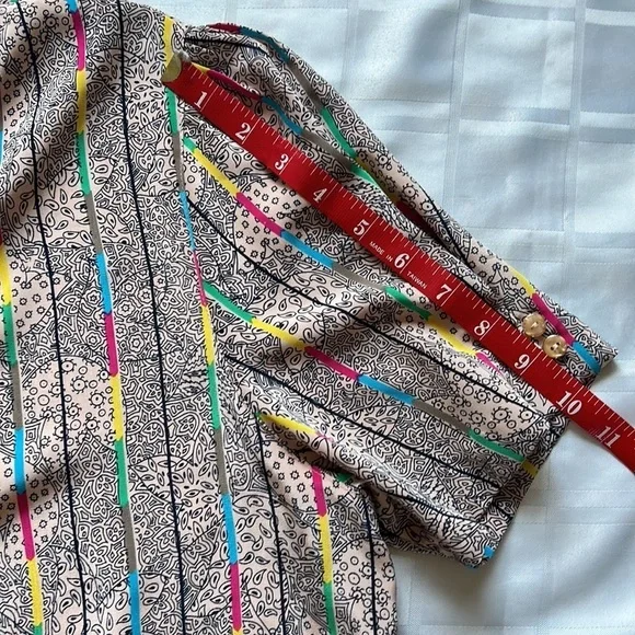 Revedor Button Up Pink Striped Blouse - Picture 9 of 12